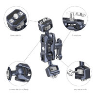 SmallRig Magic Arm with Dual Ball Heads (1/4"-20 Screws and ARRI locating Screw) - 3874