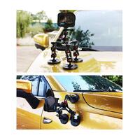 Flexible CNC Triple Magnet Vehicle Mount for Action Cameras