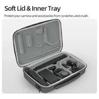 Sunnylife DJI Osmo Action 6 Adventure Combo Carrying Case (Black)