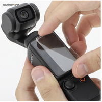 DJI Osmo Pocket 3 Tempered Glass Lens and Screen Protector