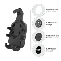 RAM Quick-Grip Pro Phone Mount with Twist-Lock Suction Cup - Medium