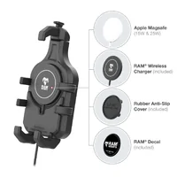 RAM Quick-Grip Pro with Ball & Qi2 15W Wireless Charger