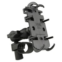 RAM Quick-Grip Phone Mount with RAM Tough-Strap Handlebar Base