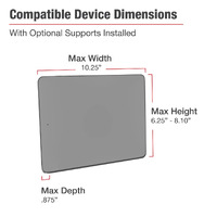 RAM X-Grip Dashboard Mount with Backing Plate for 9"-11" Tablets