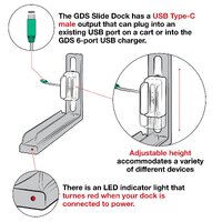 GDS Slide Dock with Power Delivery & Magnetic Base