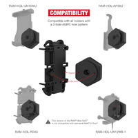 RAM Vibe-Safe with NPT Adapter for 2-Hole Holders