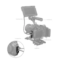 SmallRig HDMI & USB C Cable Clamp for EOS R5 R6 R5 C Cage - 2981 