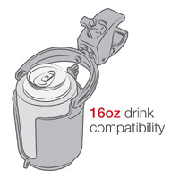 RAM Level Cup 16oz Drink Holder with RAM Tough-Claw Mount