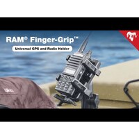 RAM Finger-Grip Universal Holder with Composite Double Socket Arm