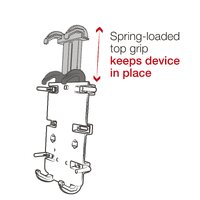 RAM Quick-Grip XL Phone Mount with RAM Tough-Strap Handlebar Base