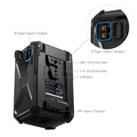 SmallRig X99 V Mount Battery: Smart Triple-Proof (Waterproof/Drop-Resistant/Dustproof) Battery 4984