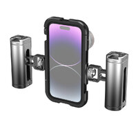 SmallRig Mobile Video Cage Kit (Dual Handheld)for iphone 14 Pro - 4076