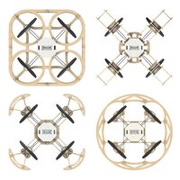 Airwood 4-in-1 Wooden Drone Kit