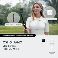 DJI Osmo Nano Vlog Combo (128GB, DJI Mic Mini Transmitter Arctic White)