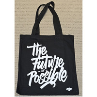 DJI Black 'Future of Possible' Tote Bag