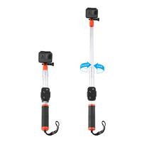 TELESIN Floating Translucent Waterproof Selfie Stick for Action Camera