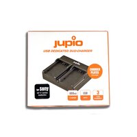 Jupio Sony L-Series Dual Battery Charger USB