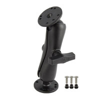 RAM Double Ball Mount with Garmin Fishfinder #6-32 Hardware