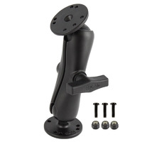 RAM Double Ball Mount with Garmin Fishfinder #8-32 Hardware