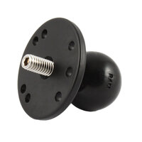 RAM Ball Adapter with Round Plate and 3/8"-16 Threaded Stud