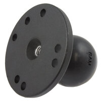 RAM Round Plate with Ball & 5/16"-18 Threaded Hole