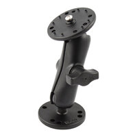 RAM Drill-Down Double Ball Mount for Lowrance MB-7 Sonar
