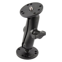 RAM Double Ball Mount with 1/4"-20 Male Thread