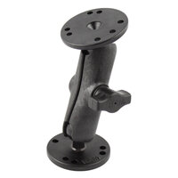RAM Double Ball Mount with Composite Arm and Metal Round Plates