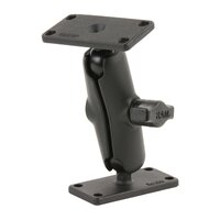 RAM Double Ball Mount with Two 1.5" x 3" Plates