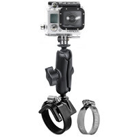 RAM Strap Clamp Mount with Universal Action Camera Adapter