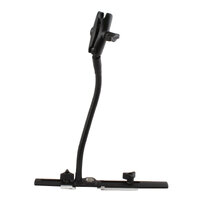 RAM Cessna Seat Rail Mount with 12" Flex Arm and Double Socket Arm