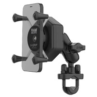 RAM X-Grip Phone Mount with Vibe-Safe & U-Bolt Base - Short