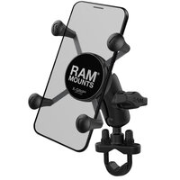 RAM X-Grip Phone Mount with Handlebar U-Bolt Base - Short