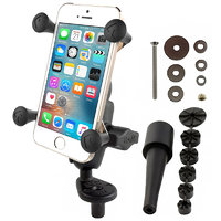 RAM X-Grip Phone Holder with Motorcycle Fork Stem Base