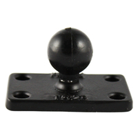 RAM Ball Base with 1" x 2" 4-Hole Pattern - B Size