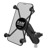 RAM X-Grip Large Phone Mount with Motorcycle Handlebar Clamp Base
