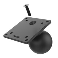 RAM Steel Reinforced 100x100mm VESA Plate with Ball - E Size