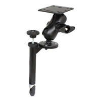 RAM 8" Upper Pole with Double Ball Mount and 100x100mm VESA Plate