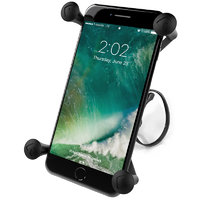 RAM X-Grip Large Phone Mount with RAM EZ-On/Off Bicycle Base
