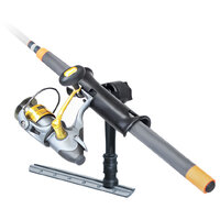 RAM Tube Jr. Rod Holder with RAM Adapt-A-Post Track Base - 6" Post