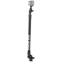RAM Tough-Pole Camera Mount with Single Pipe & RAM Track-Node Base