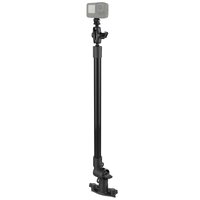 RAM Tough-Pole 24" Action Camera Mount with Single Pipe & Track Base