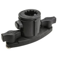 RAM Universal Adapt-A-Post Dual T-Bolt Track Base