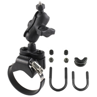 RAM ATV/UTV Composite Rail Mount with 1/4"-20 Threaded Camera Adapter