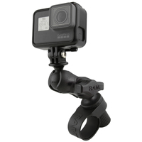 RAM Tough-Strap Double Ball Mount with Universal Action Camera Adapter