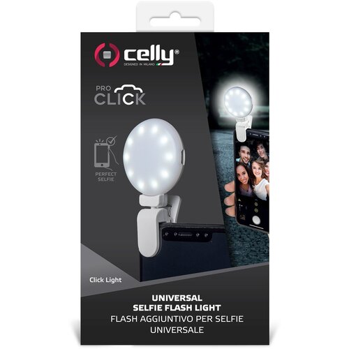 Celly Click Selfie Light - White