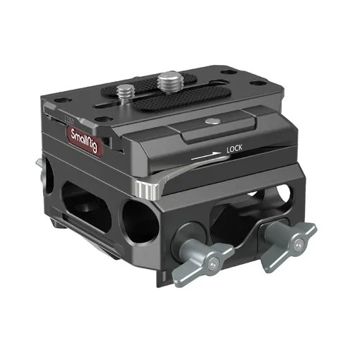 SmallRig Lightweight Baseplate with Dual 15mm Rod Clamp magnesium alloy version - 3067