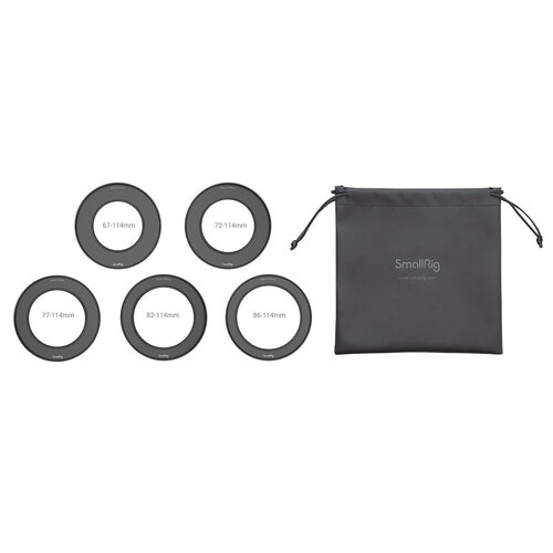 SmallRig Screw-In Reduction Ring Set (67mm/72mm/ 77mm/82mm /86-114mm)
