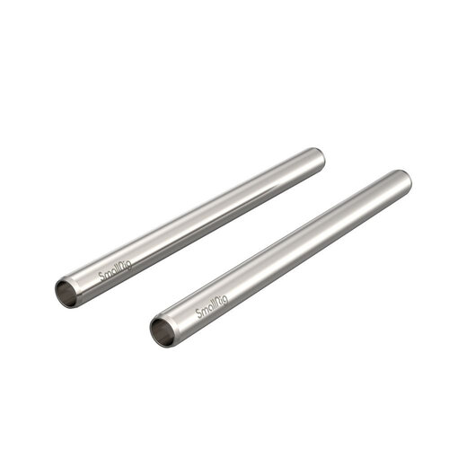 SmallRig 15mm Stainless Steel Rod - 20cm 8" (2pcs) - 3683 