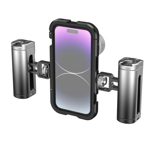SmallRig Mobile Video Cage Kit (Dual Handheld)for iphone 14 Pro - 4076